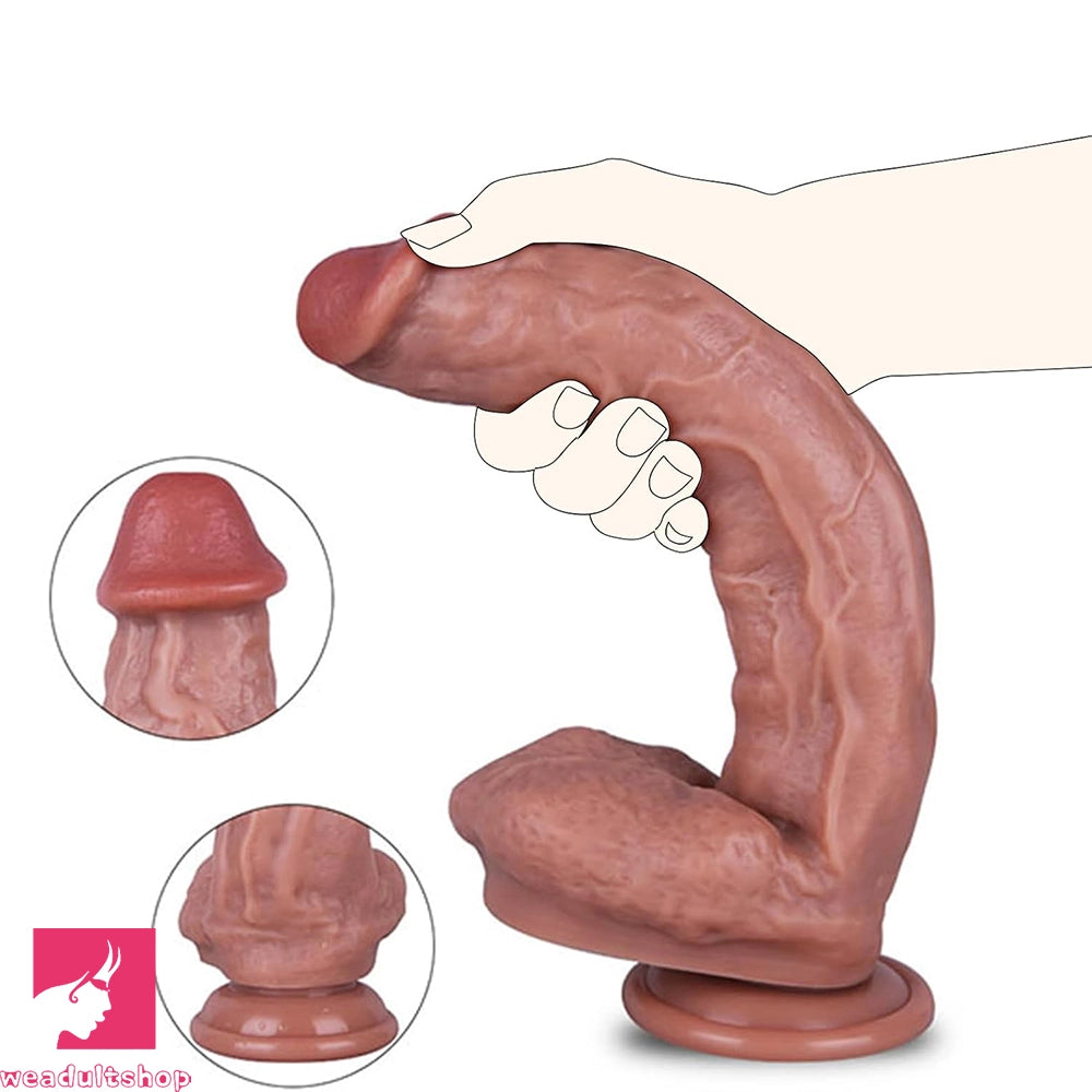 10in Oversized Huge Thick Skin Feeling Dildo For Female Anus Expander