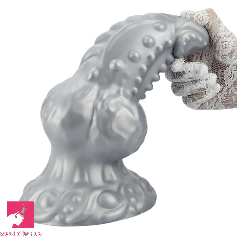 6.69in 8.66in 11.41in Spiked Tentacle Knot Silicone Big Comfortable Dildo