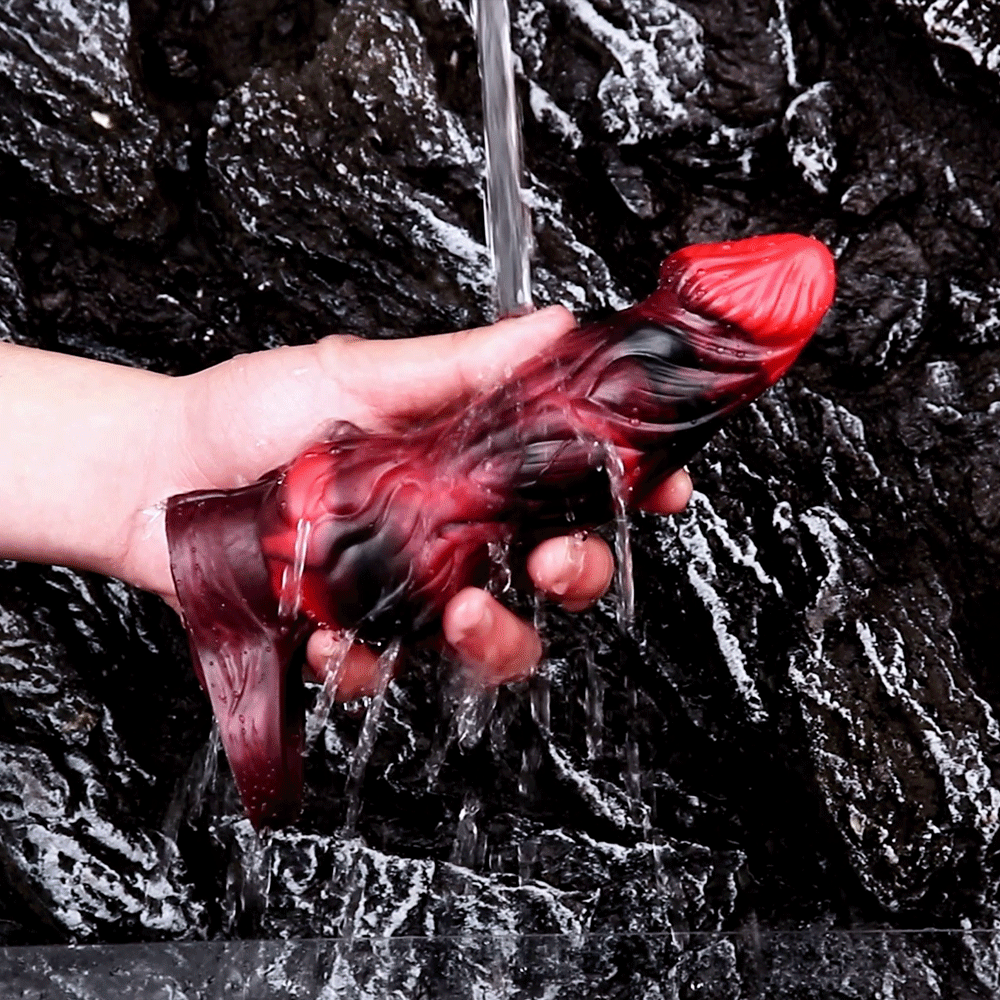 5.91in 7.17in Silicone Cock Sleeve Soft Vibrating Hollow Fantasy Penis Dildo