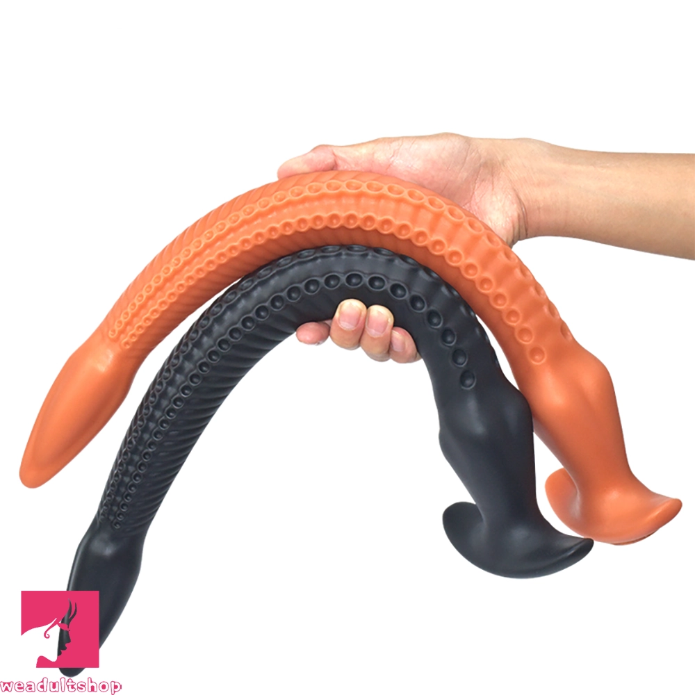 12.2in 15.94in 20.87in Snake Long Huge Animal Luminous Dildo For Prostate