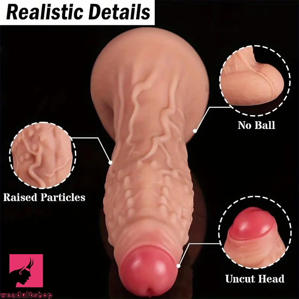11.9in Extra Large Thick No Balls Huge Realistic Dual Density Uncut Dildo