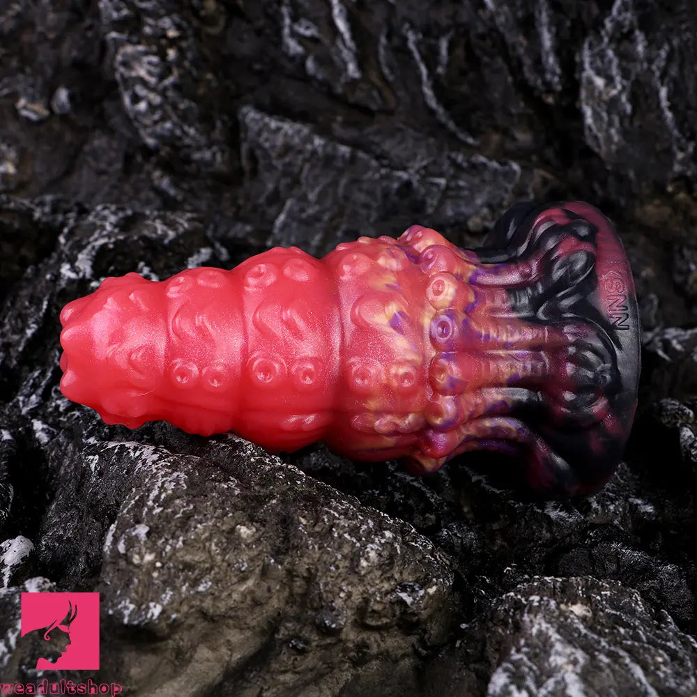 5.83in Fantasy Odd Silicone Soft Cock Dildo Hands-Free Clit Stimulator