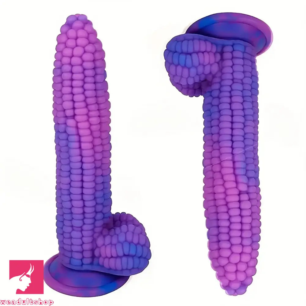 8.07in Special-shaped Anal Plug Liquid Silicone Female Sex Strip Corn Dildo