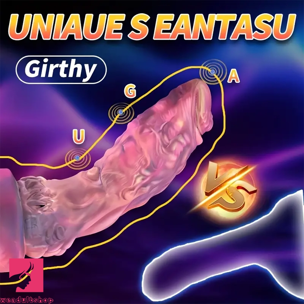 7.48in G-Spot Vibrator Dildo Soft Liquid Silicone Dildo For Adult Sex Toy