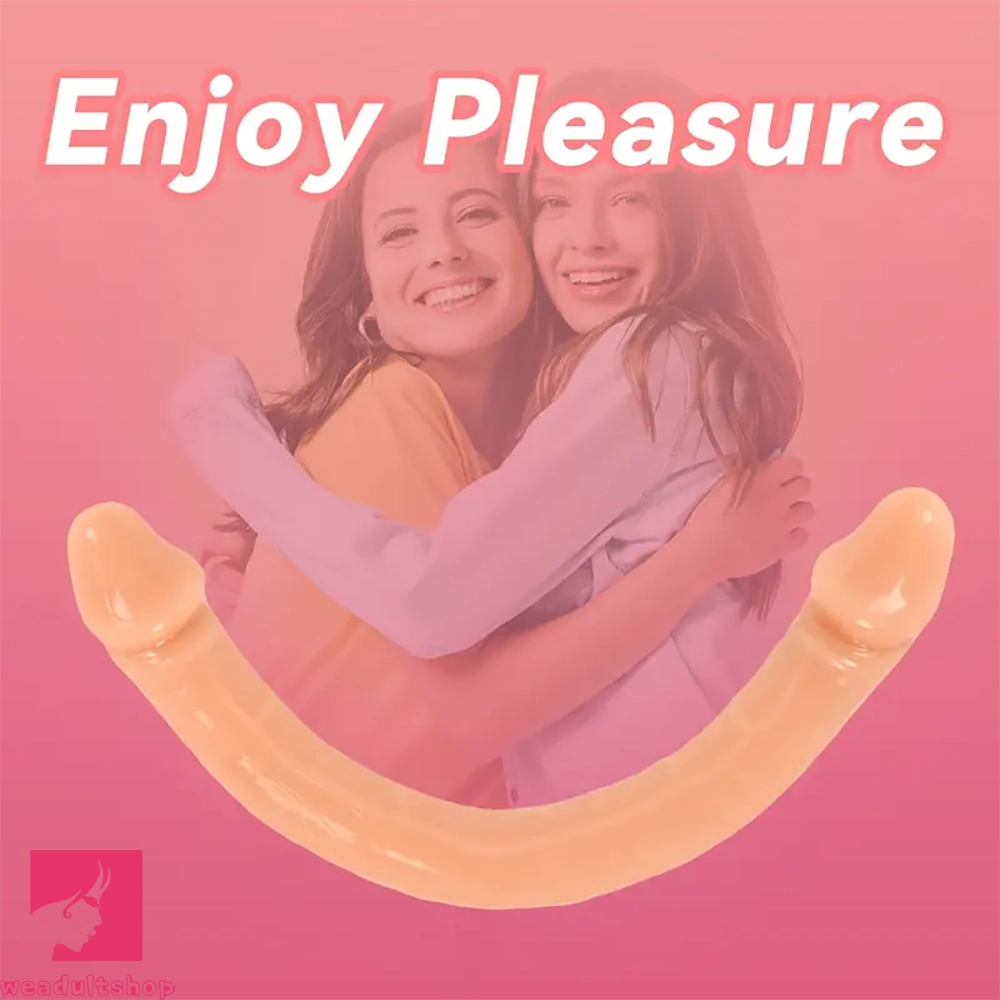 9.8in Realistic Dual-Sided Lifelike Big Dildo For Penis G Spot Stimulation