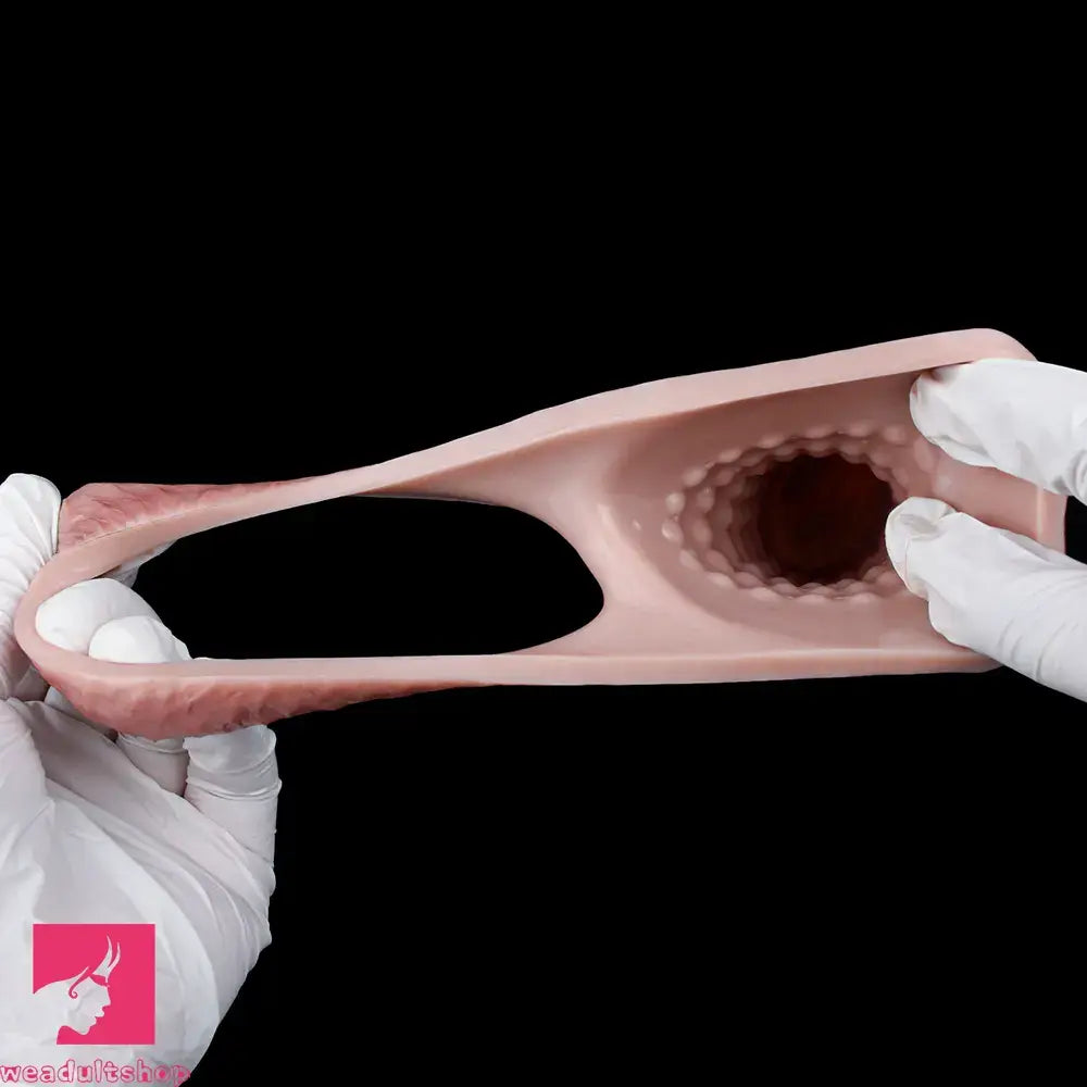 6.1in 7.71in Horse Penis Dildo Sleeve Realistic Skin Stem Pulse Cock Sleeve