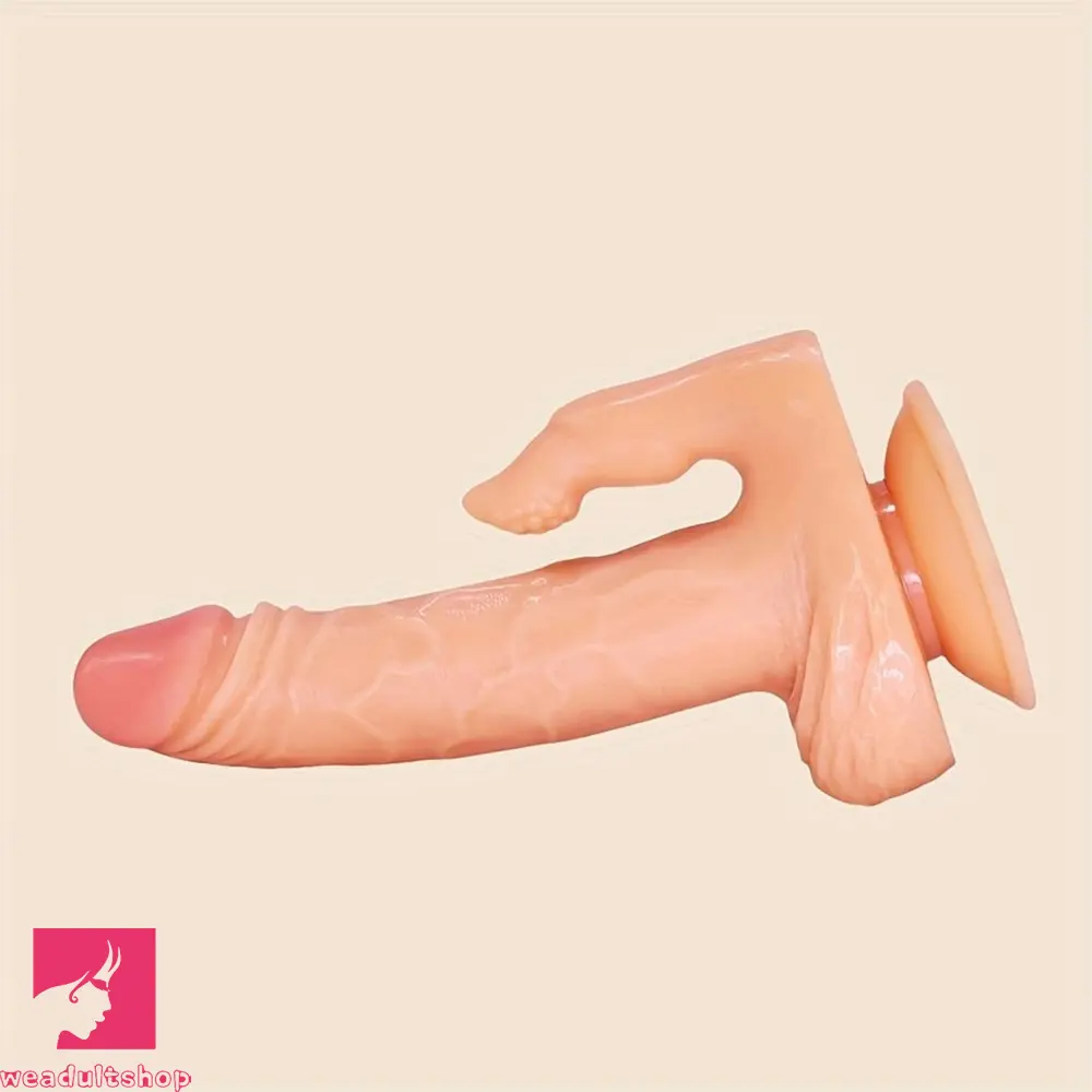 9.84in Hand Addiction Cock Female Flesh Lifelike Big Dildo For Clit Couples
