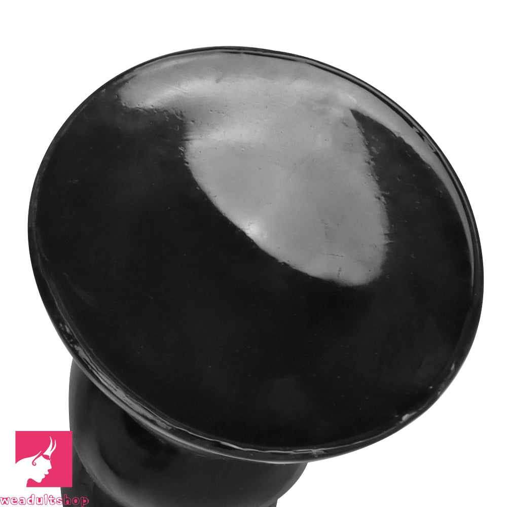 7.08in 9.05in 10.62in Black Beads Tower Five Bead Big Anal Plug Cock Dildo