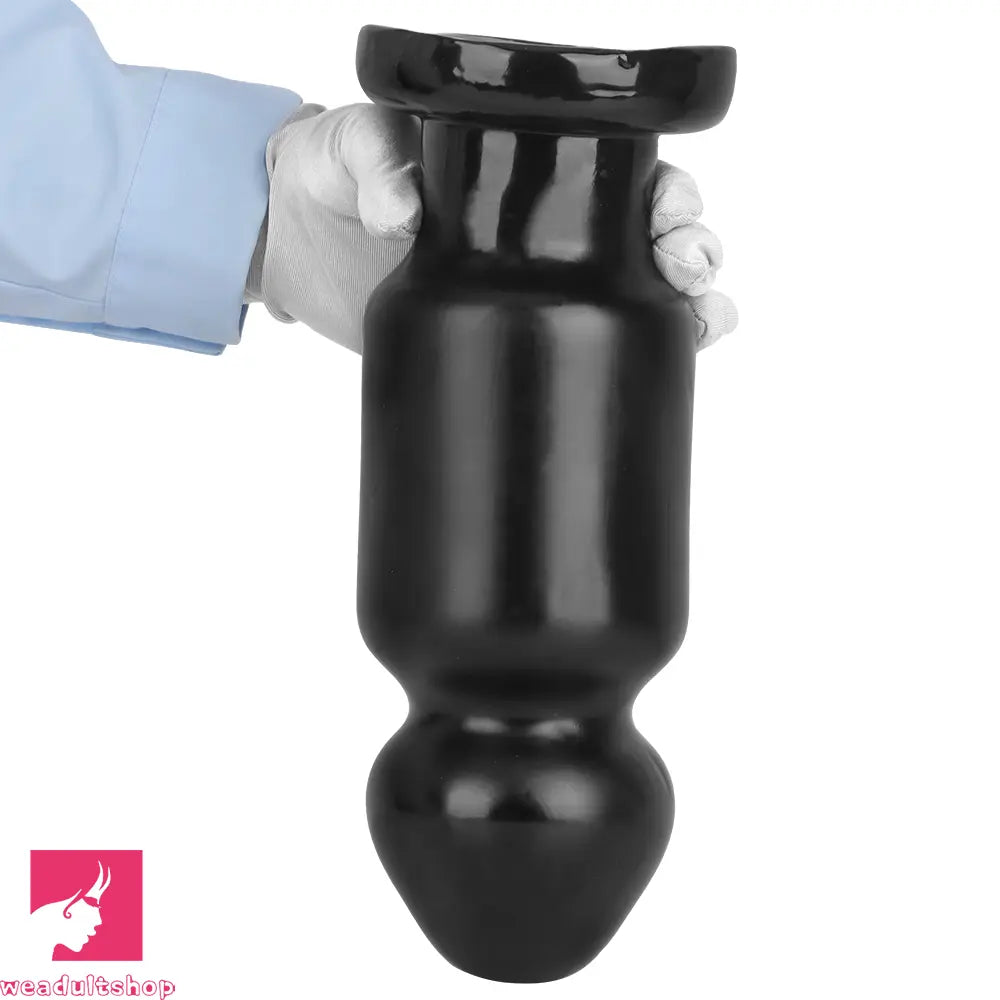 7.87in 11.22in Big Black Large PVC Anal Plug Dildo For Anal Expansion Love