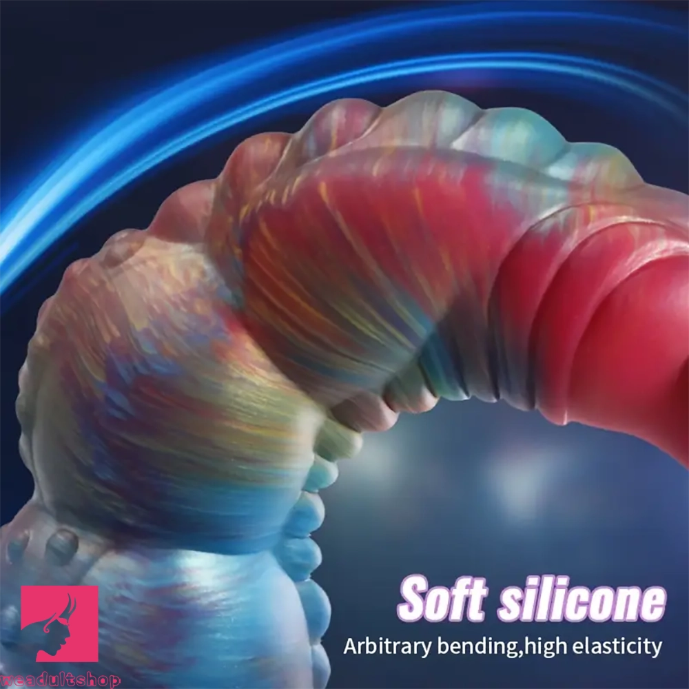 7.87in Forest Light Fantasy Monster Prostate Dildo With Glow in The Dark