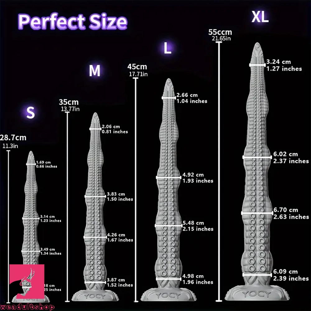 11.3in 13.77in 17.71in 21.65in Octopus Fantasy Creature Big Long Dildo - Weadultshop