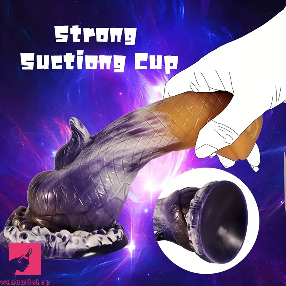 7.87in Realistic Snake-Shaped Silicone Soft Clit Dildo With Lifelike Texture