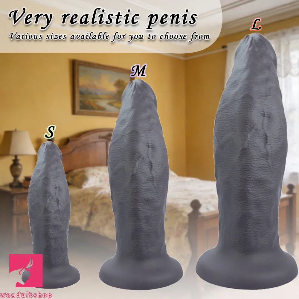 9.06in 10.63in 12.6in Uncut Big Realistic Penis Dildo Couple Sex Adult Toy