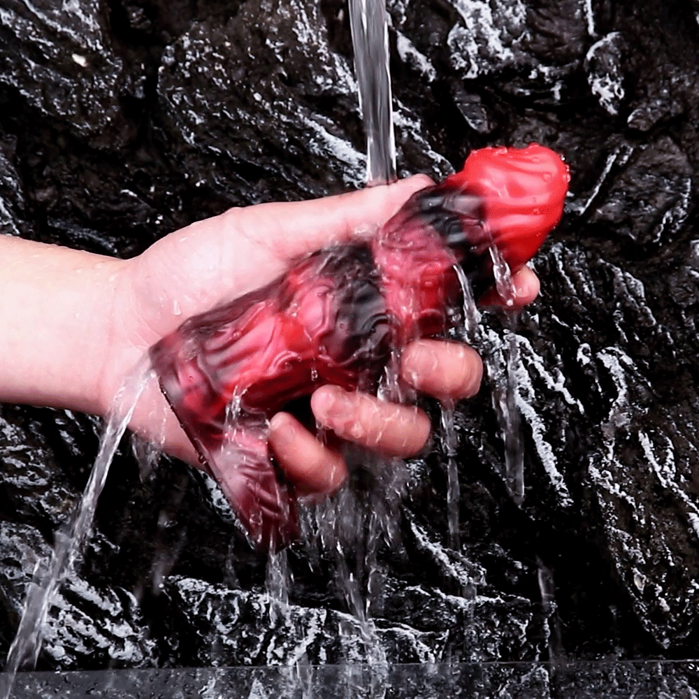 5.91in Silicone Dog Cock Sleeve Knot Dildo Vibrating Dildo With Cock Ring