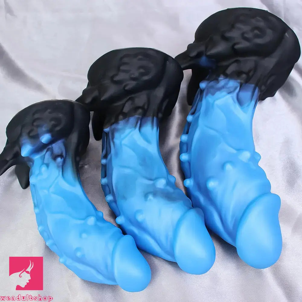6.54in 7.68in 8.97in Soft Silicone Monster Spiked Dildo Thick Anal Odd Dildo