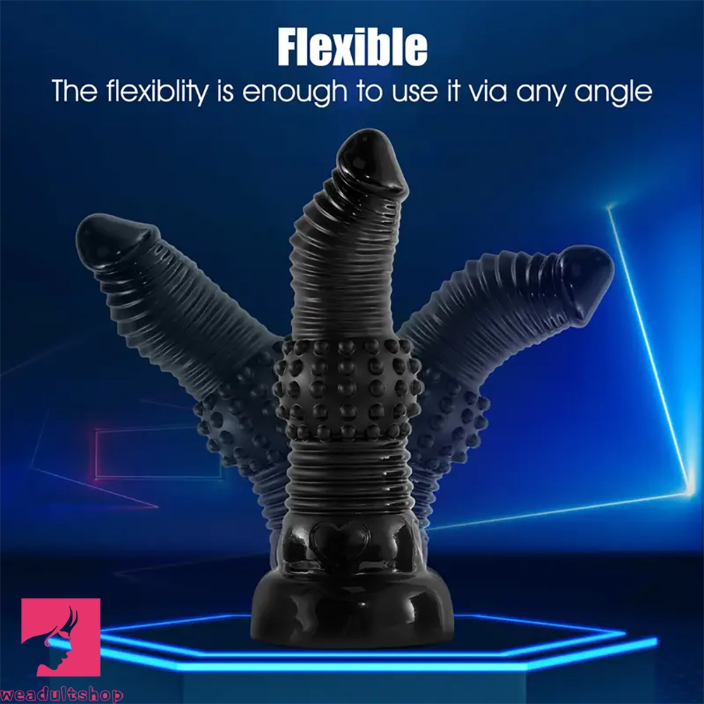 11.41in Textured Dildo With Ridges For Stimulation Bumpy Dilation Dildo
