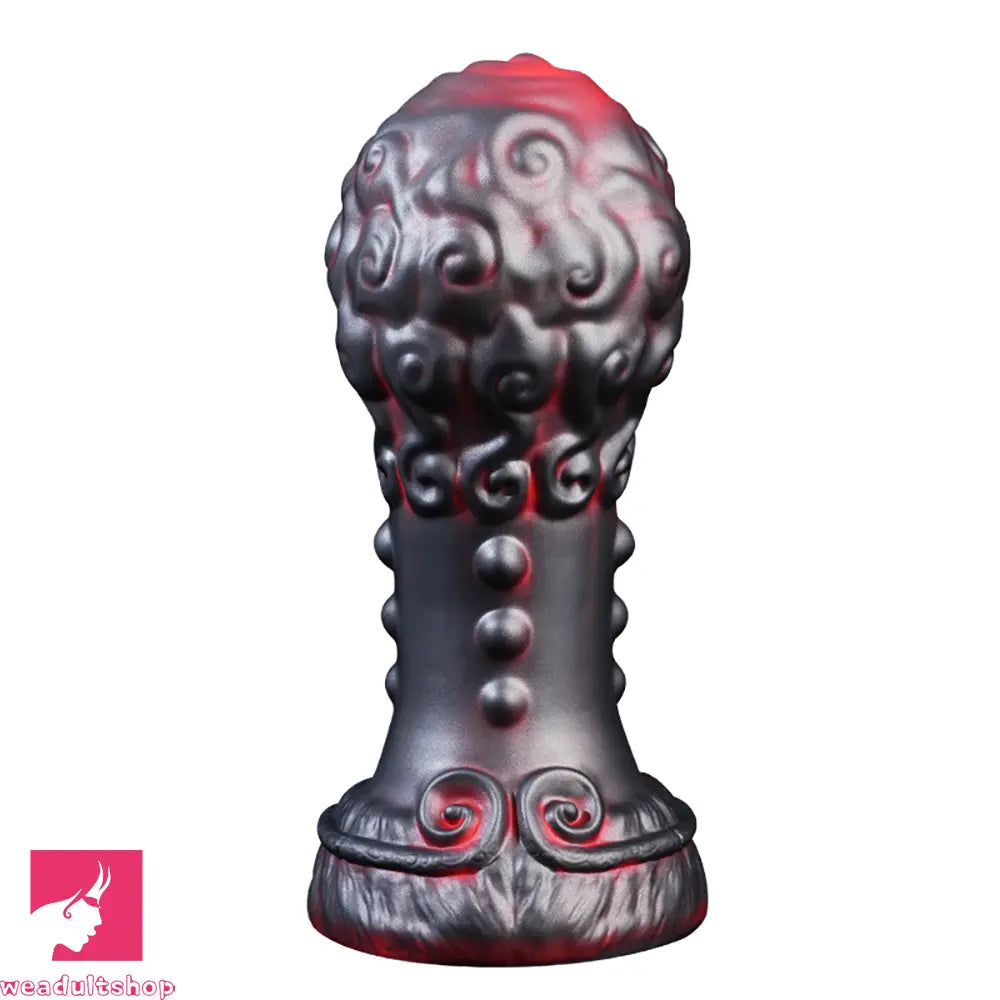 5.51in 7.08in 9.05in Spiked Silicone Round Silicone Soft Odd Dildo Anal Plug