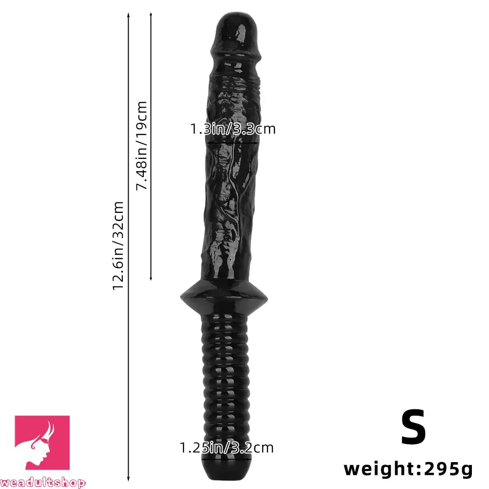 12.6in 15.15in Big PVC Sword Dildo With handle Anal Masturbator Sex