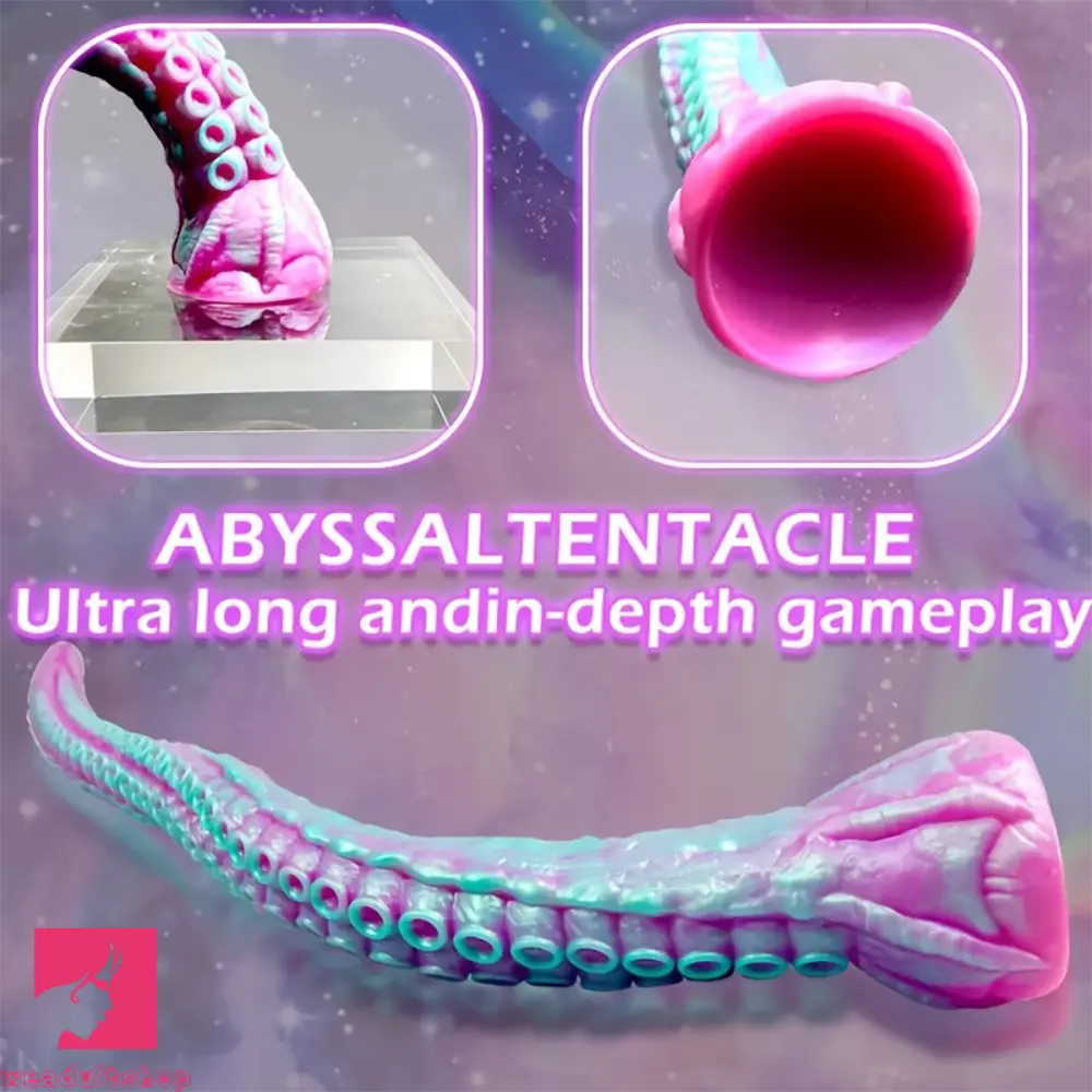 17.32in Starlight Tentacle Monster Shaped Animal Silicone Huge Long Dildo