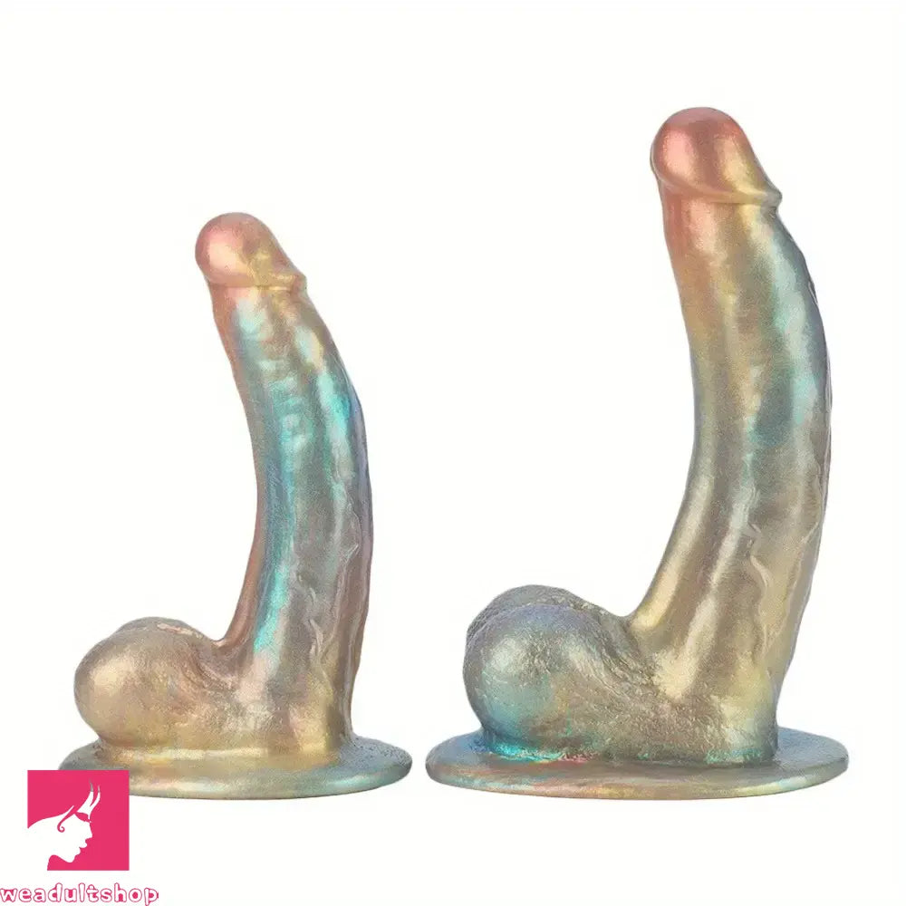 8.46in 9.84in Realistic Rainbow Fantasy Monster Soft Silicone Cock Dildo