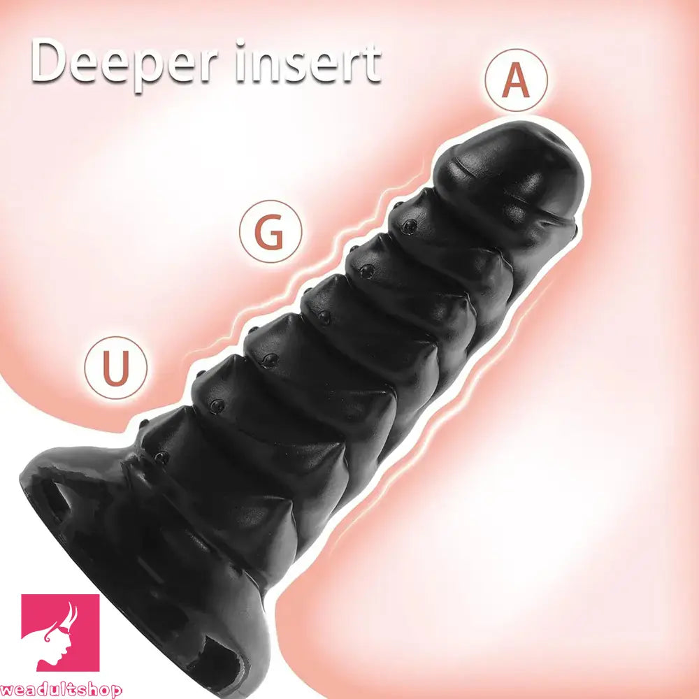 8.46in 10.6in Thick Black Suction Cup Large Adult Sex Toy Dildo For Clit