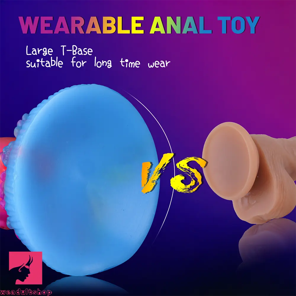 7.68in Liquid Silicone Soft Fantasy Odd Dildo For Women Vaginal Cock