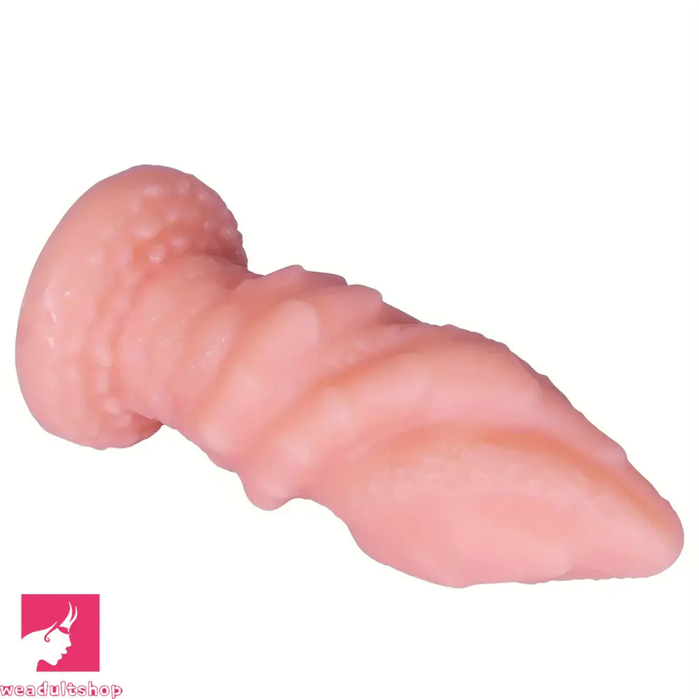4.4in 5.51in 6.49in 7.67in PVC Anal Plug Odd Spiral Dildo With Suction Cup