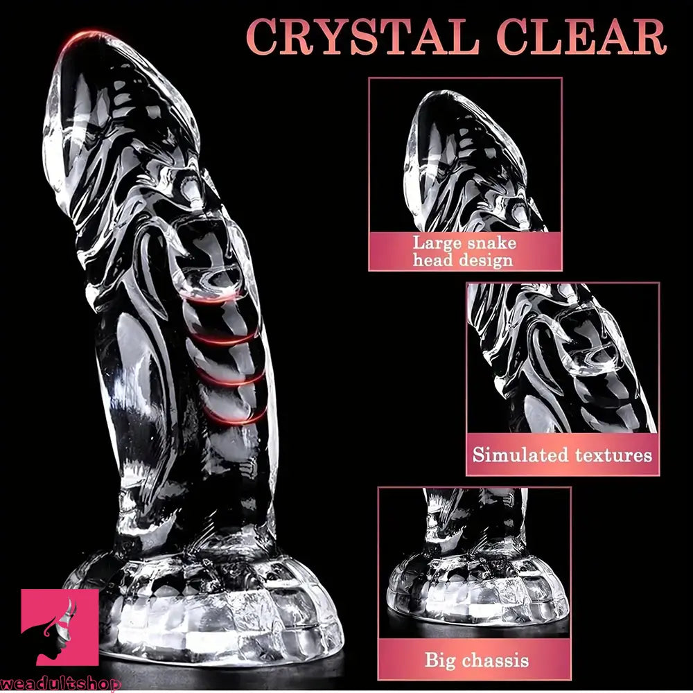 7.56in Butt Expander Adult Prostate Stimulation Monster TPE Dragon Dildo