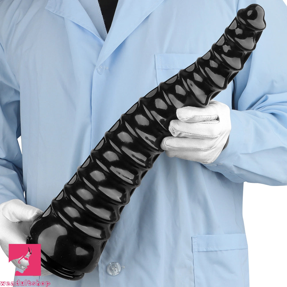 10.82in 13.38in 16.73in Super Large Black Anal Plug Dildo For Adult Women
