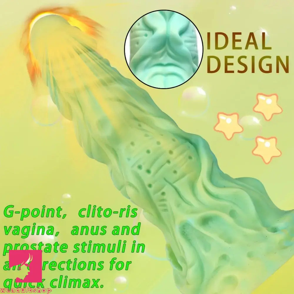 8.66in Dreamy Monster Creature Thick Alien Cock Suction Cup Silicone Dildo