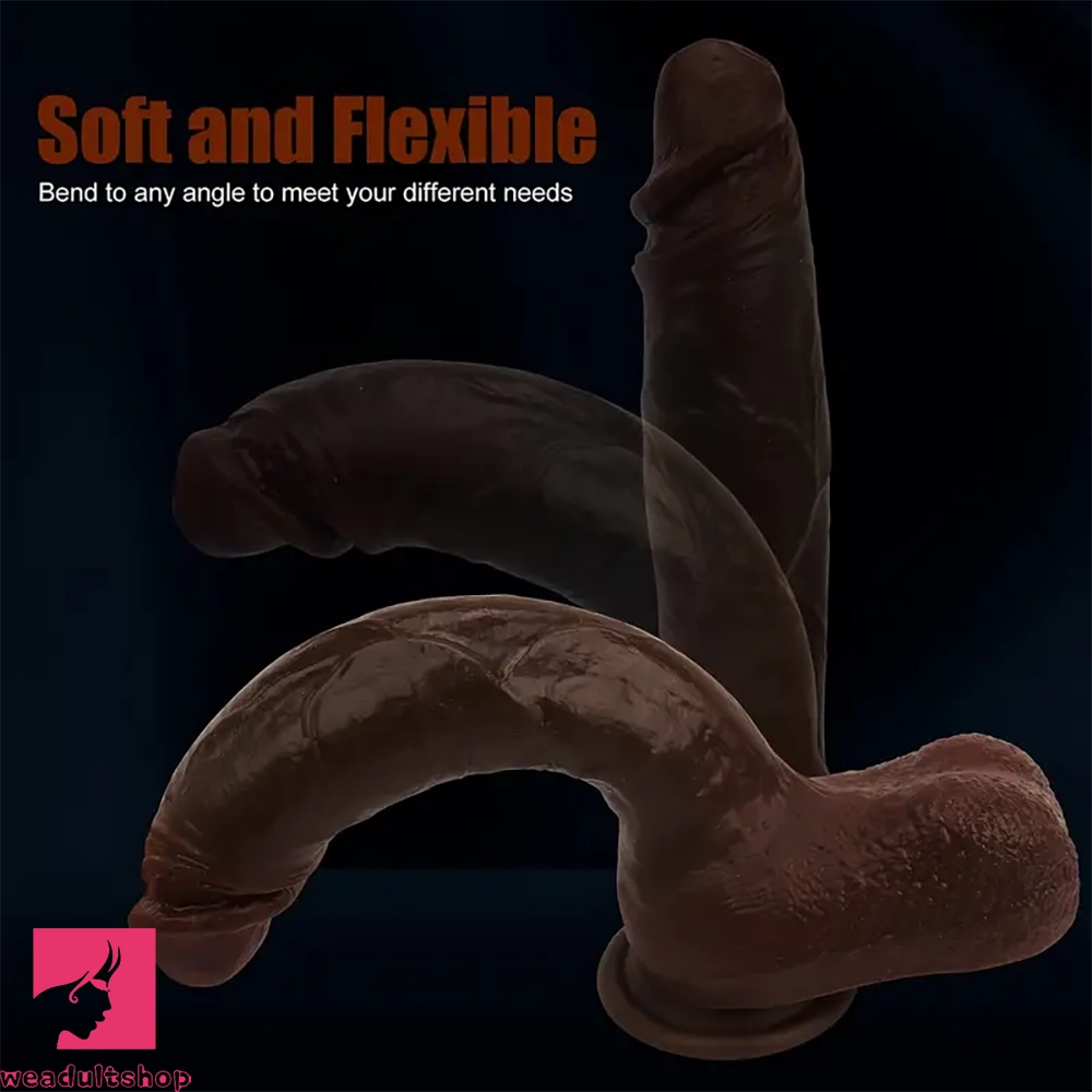 11in Realistic Big Skin-like Silicone Soft Dildo For Women Fucking Toy