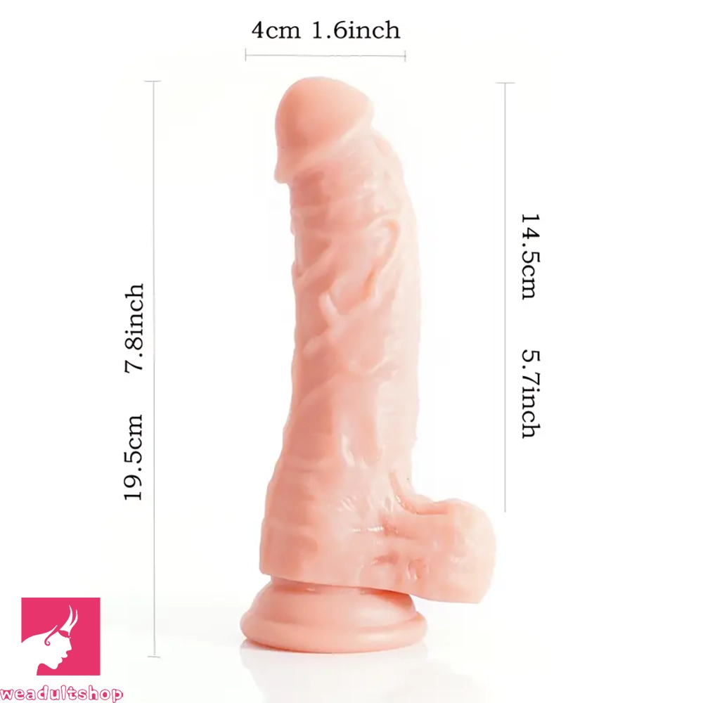 7.8in Wearable Strap on Dildo BDSM G-Spot Stimulator For Adults