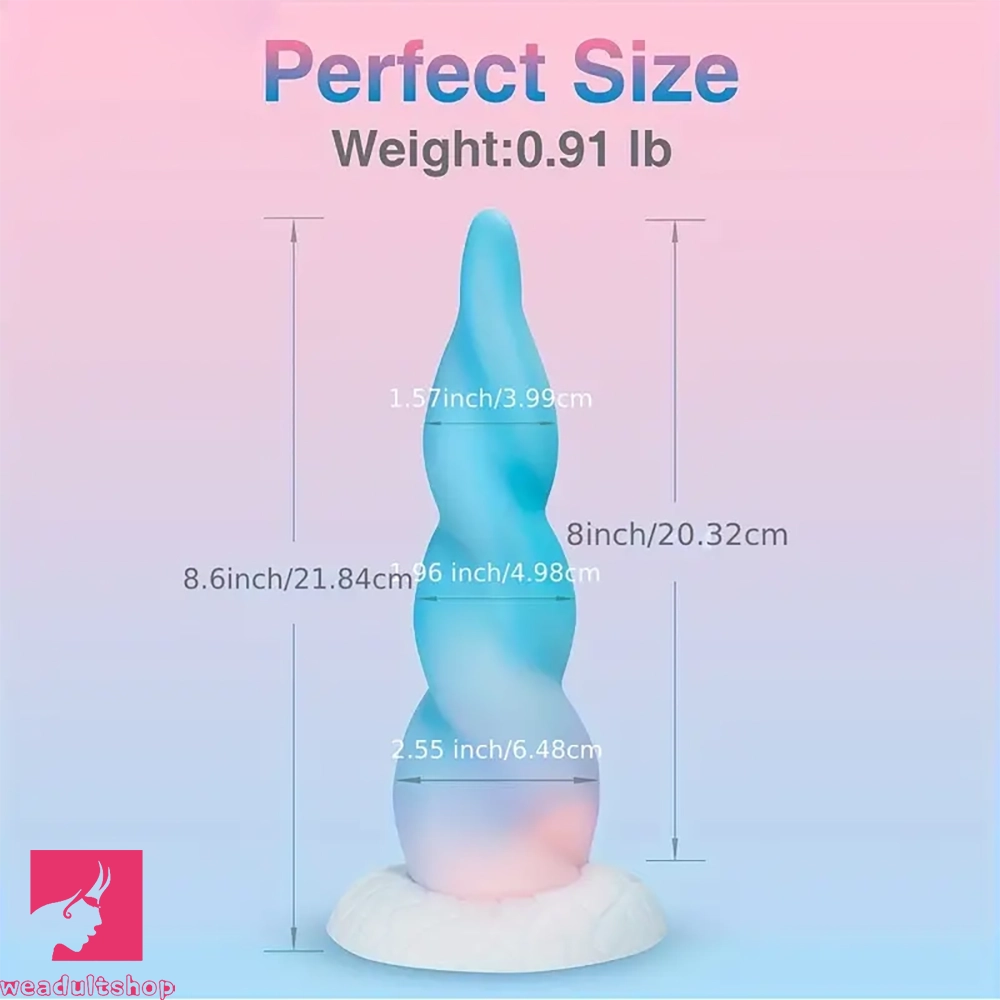 8.6in Monster Realistic Fantasy Big Silicone Soft Dildo For Adults