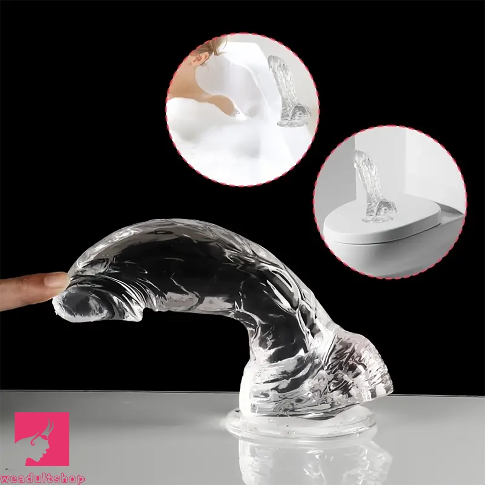 7.68in Real Lifelike Prostate Dildo For Female Couples Male Sex Love