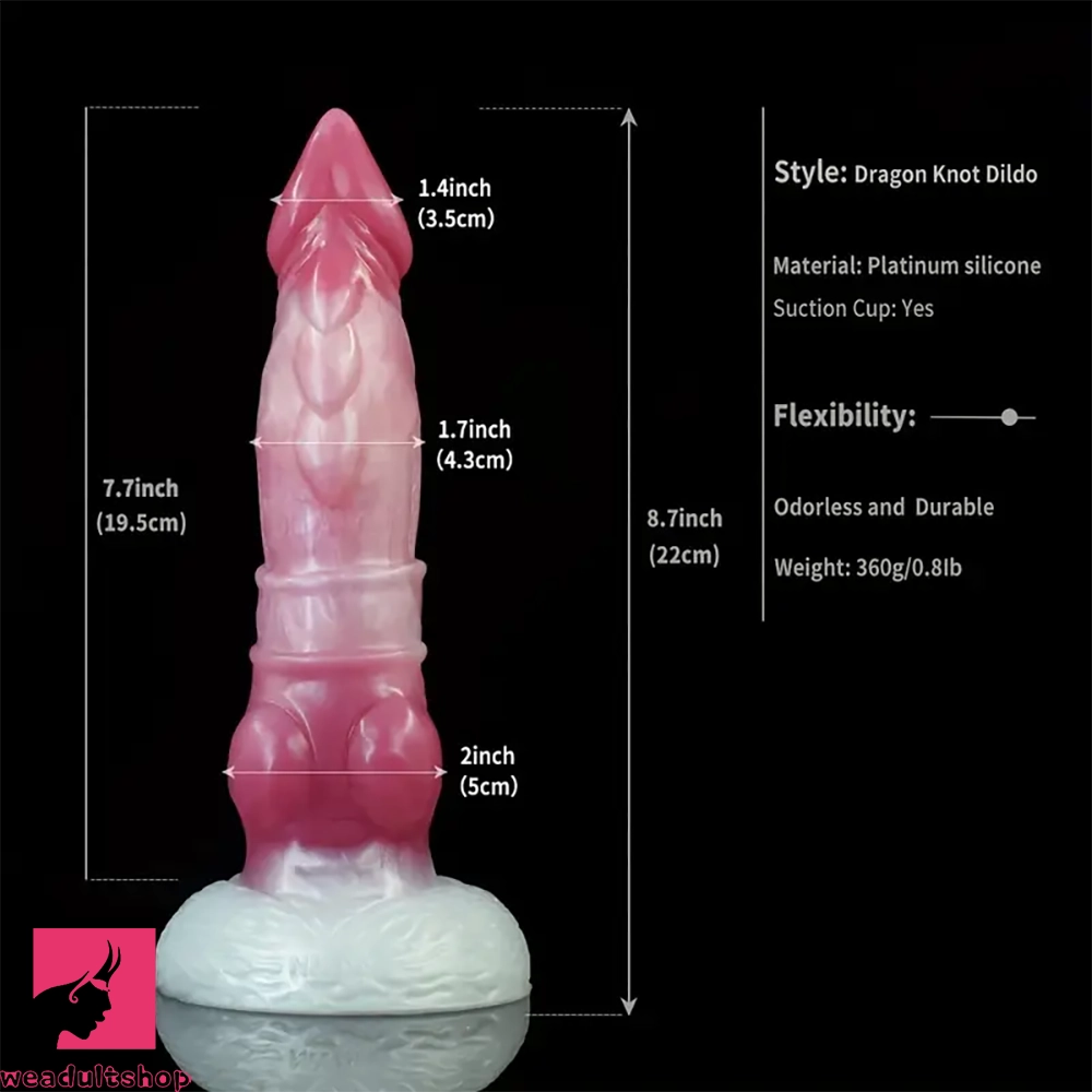 6.9in-9.1in Monster Fantasy Silicone Odd Soft Dildo For Women Sex