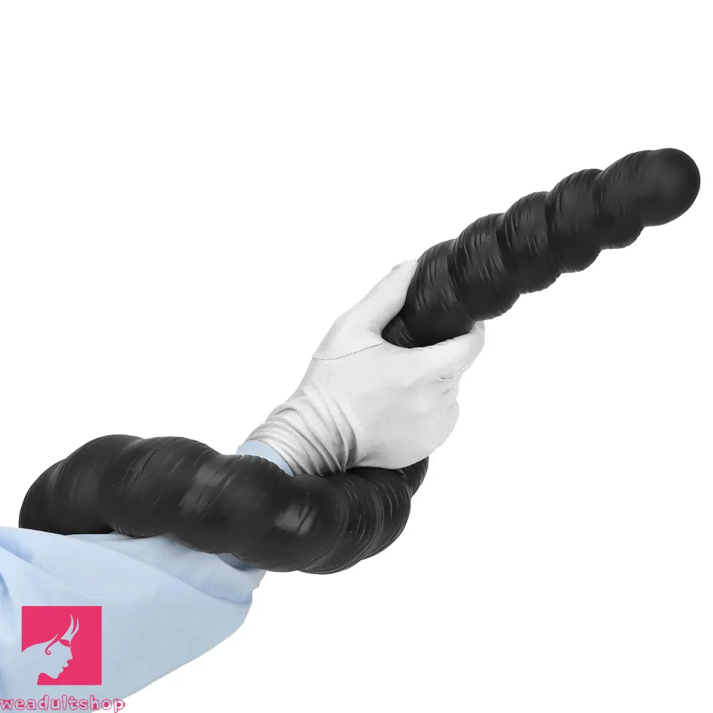 20.47in 26.37in Liquid Silicone Super Long Large Butt Plug Dildo For Sex