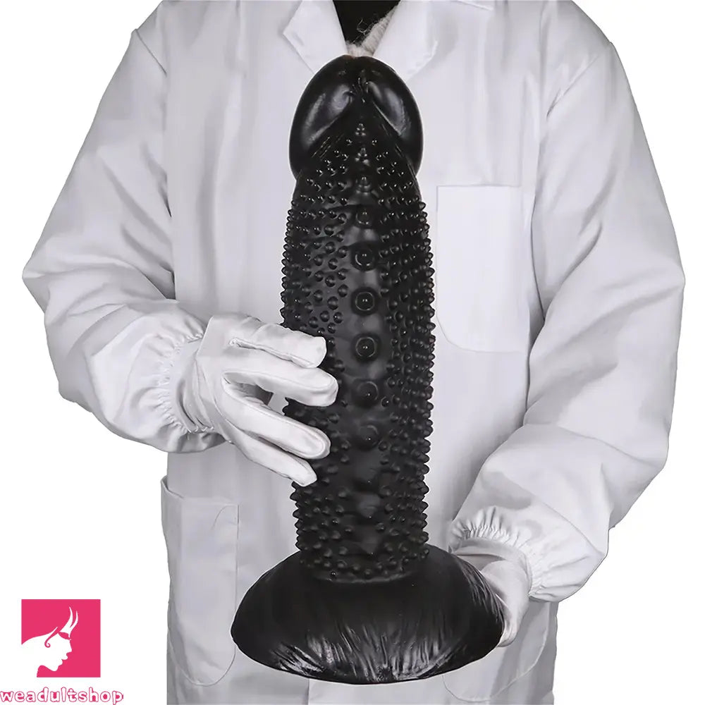 7.08in 8.66in 10.23in 11.81in 13.38in PVC Monster Large Barbed Particles Dildo