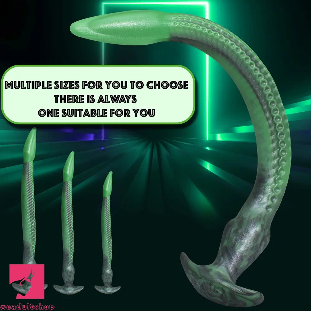 12.2in 15.94in 20.87in Super Long Big Clit Tentacle Silicone Butt Plug Dildo