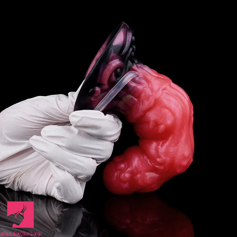 5.91in Fantasy Odd Silicone Soft Inflatable Spraying Water Dildo Sex Toy