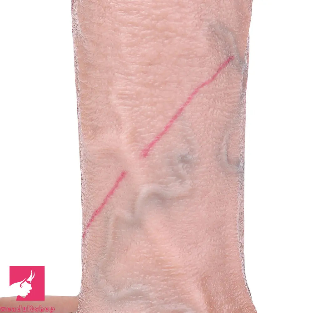 7.16in Strap on Penis Extender Uncut Cock Sleeve Dildo For G-Spot Anus