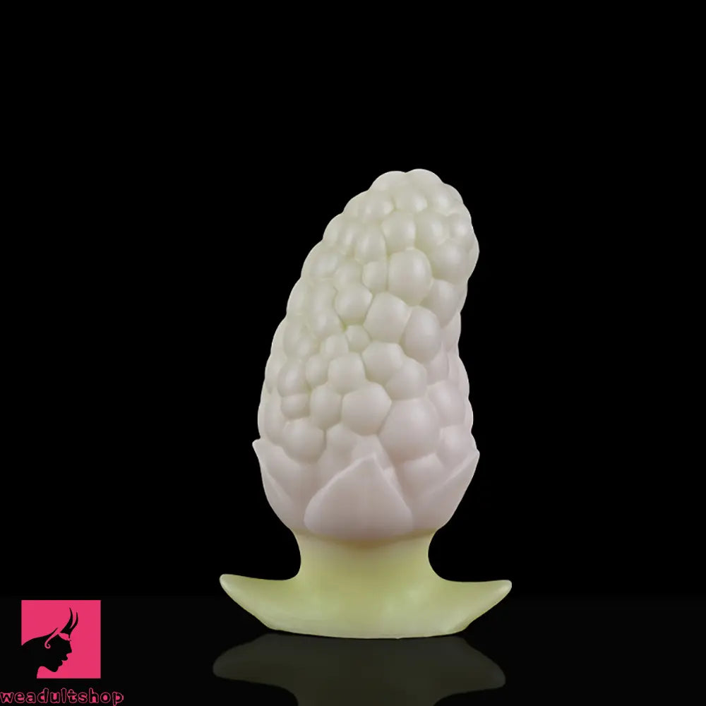 3.7in 5.43in Strawberry Design Small Silicone Soft Butt Plug Anal Dildo