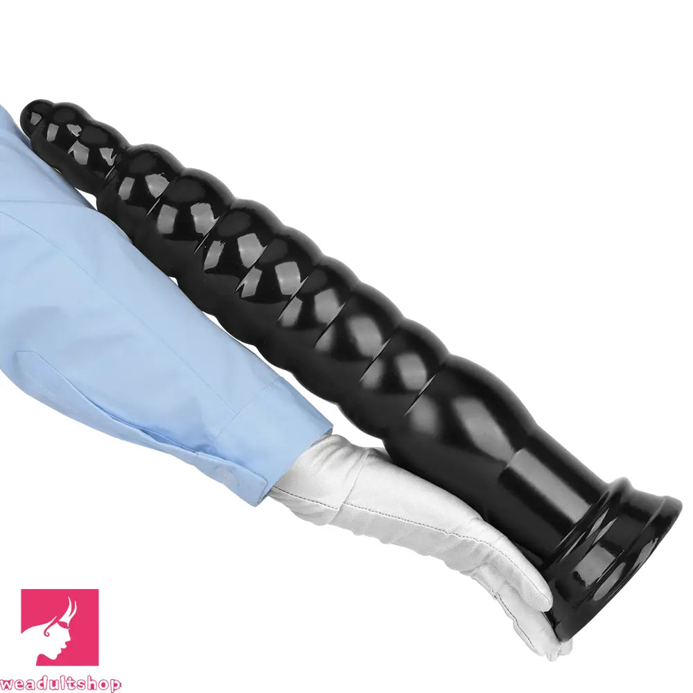 12.6in 17.32in PVC Super Long Large Thick Anal Plug Dildo Torture Cock