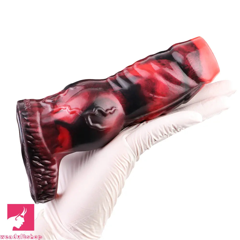 3.62in 4.72in 5.51in 6.69in Knot Animal Soft Dildo Sleeve Penis Extender