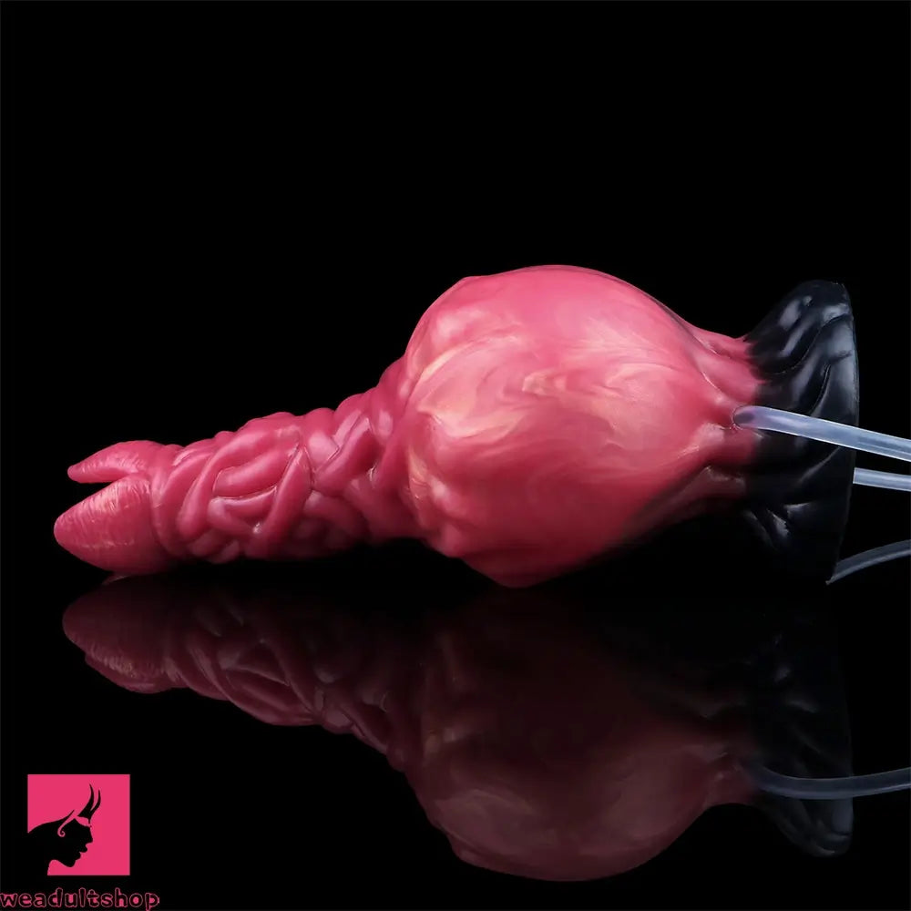 8.03in Ejaculating Inflatable Big Silicone Soft Fantasy Odd Creature Dildo