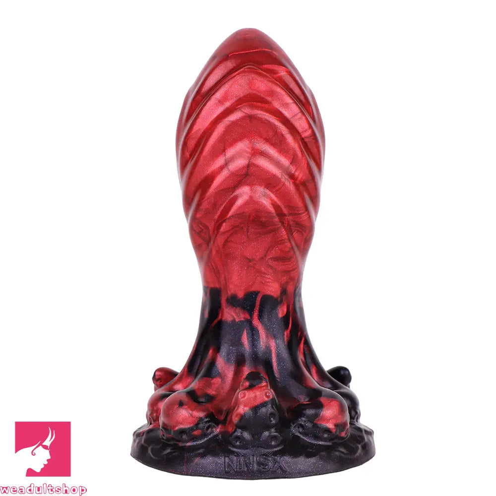5.83in Monster Fantasy Silicone Soft Dildo Male Masturbator Anal Plug