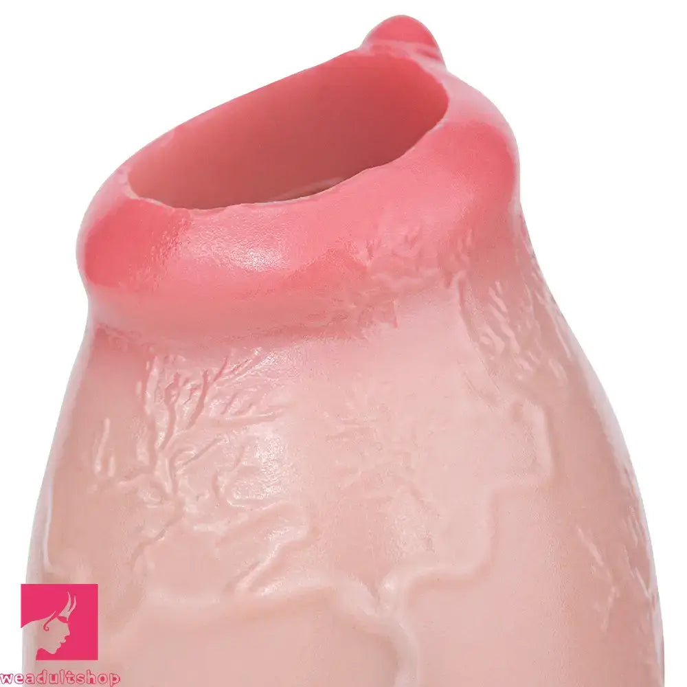 5.66in 6.73in 7.12in Realistic Dog Knot Silicone Dildo Sleeve Highquality Toy