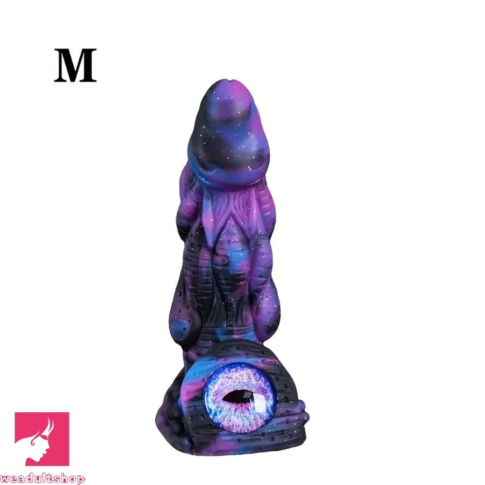 8.58in 9.2in 11in Silicone Fantasy Creature Big Dildo With Real Double Eyes