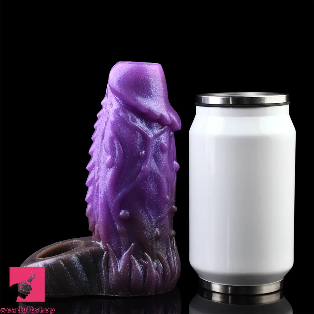 5.78in Beast Creature Fantasy Hollow Dildo Sleeve For Cock Enlargement