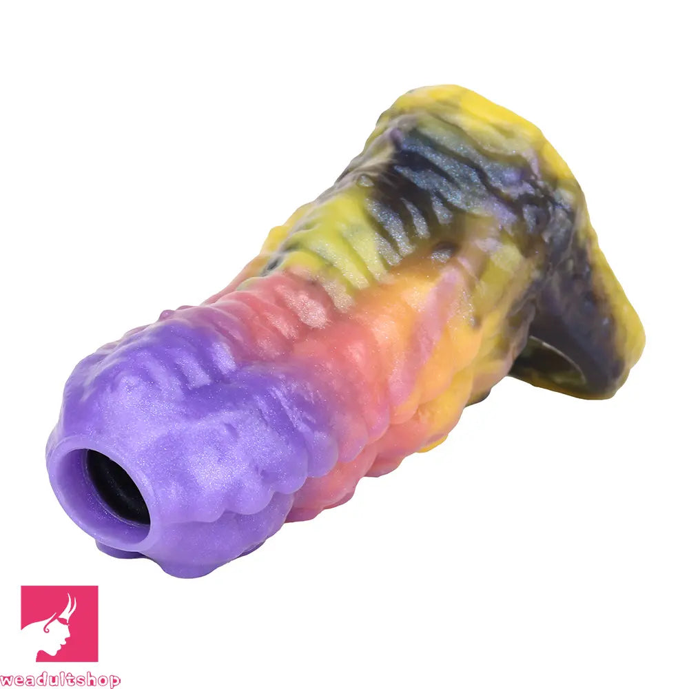 4.72in Zothos Umbrvort Tentacle Silicone Soft Dildo Sleeve Penis Extender