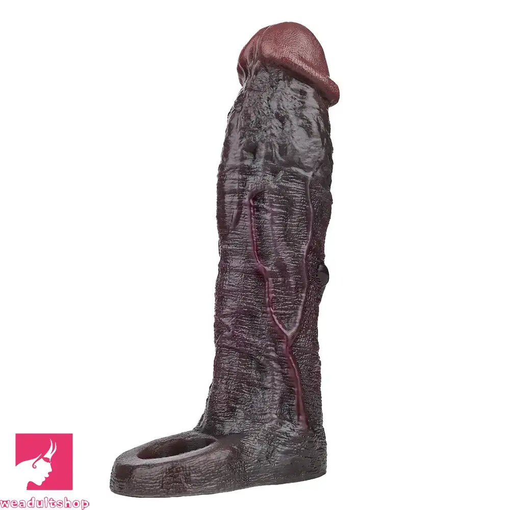9.06in Elastic Penis Ring Dildo Sleeve For Male Couples Durable Sheath
